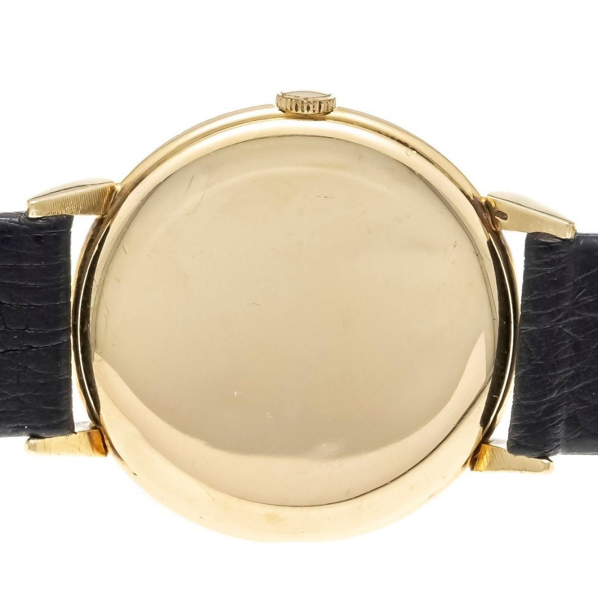 Montre IWC en or jaune et cuir - Castafiore