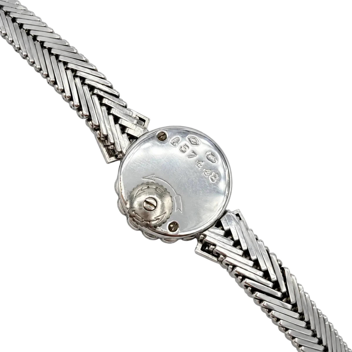 Montre JAEGE-LECOULTRE en or blanc et diamants - Castafiore