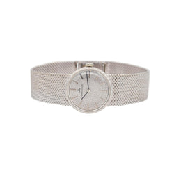 Montre JAEGER - LECOULTRE en or blanc et argent - Castafiore