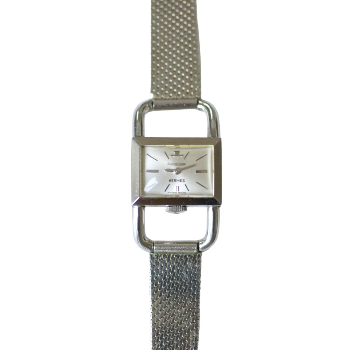 Montre Bracelet JAEGER Argentée Années 70 - Style Cardin Pour Femme