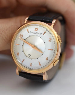 Montre JAEGER-LECOULTRE MEMOVOX REF. 3151 en or rose 18 COMPLICATION REVEIL - CAL. P489/1 - circa 1952 - Castafiore
