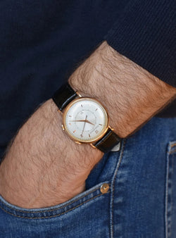 Montre JAEGER-LECOULTRE MEMOVOX REF. 3151 en or rose 18 COMPLICATION REVEIL - CAL. P489/1 - circa 1952 - Castafiore