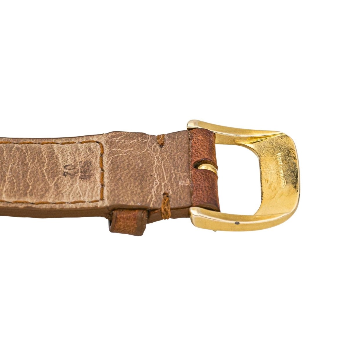 Montre JAEGER - LECOULTRE "Reverso Classique" en or jaune, argent, cuir et acier - Castafiore