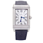 Montre JAEGER LECOULTRE, "Reverso Duetto", en or blanc et diamant - Castafiore