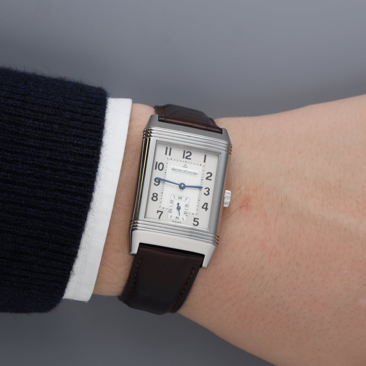 Montre JAEGER - LECOULTRE "Reverso" en acier - Castafiore