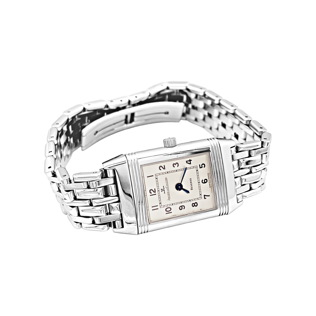 Montre JAEGER-LECOULTRE "Reverso" en acier - Castafiore