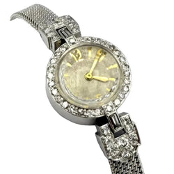 Montre JAEGER-LECOULTRE X GAY FRÈRES en platine et diamants - Castafiore