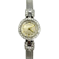 Montre JAEGER-LECOULTRE X GAY FRÈRES en platine et diamants - Castafiore