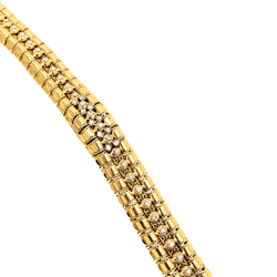 Montre LACLOCHE en or jaune et diamants - Castafiore