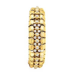 Montre LACLOCHE en or jaune et diamants - Castafiore