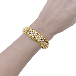 Montre LACLOCHE en or jaune et diamants - Castafiore