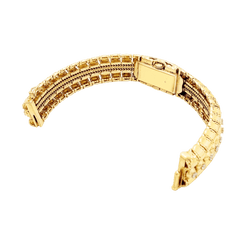 Montre LACLOCHE en or jaune et diamants - Castafiore