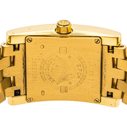 Montre LONGINES "Dolce Vita Square" en or jaune, quartz et diamants - Castafiore