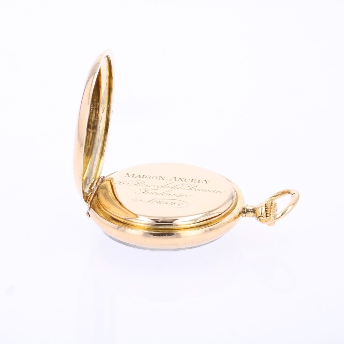 Montre LONGINES Gravée en or jaune - Castafiore