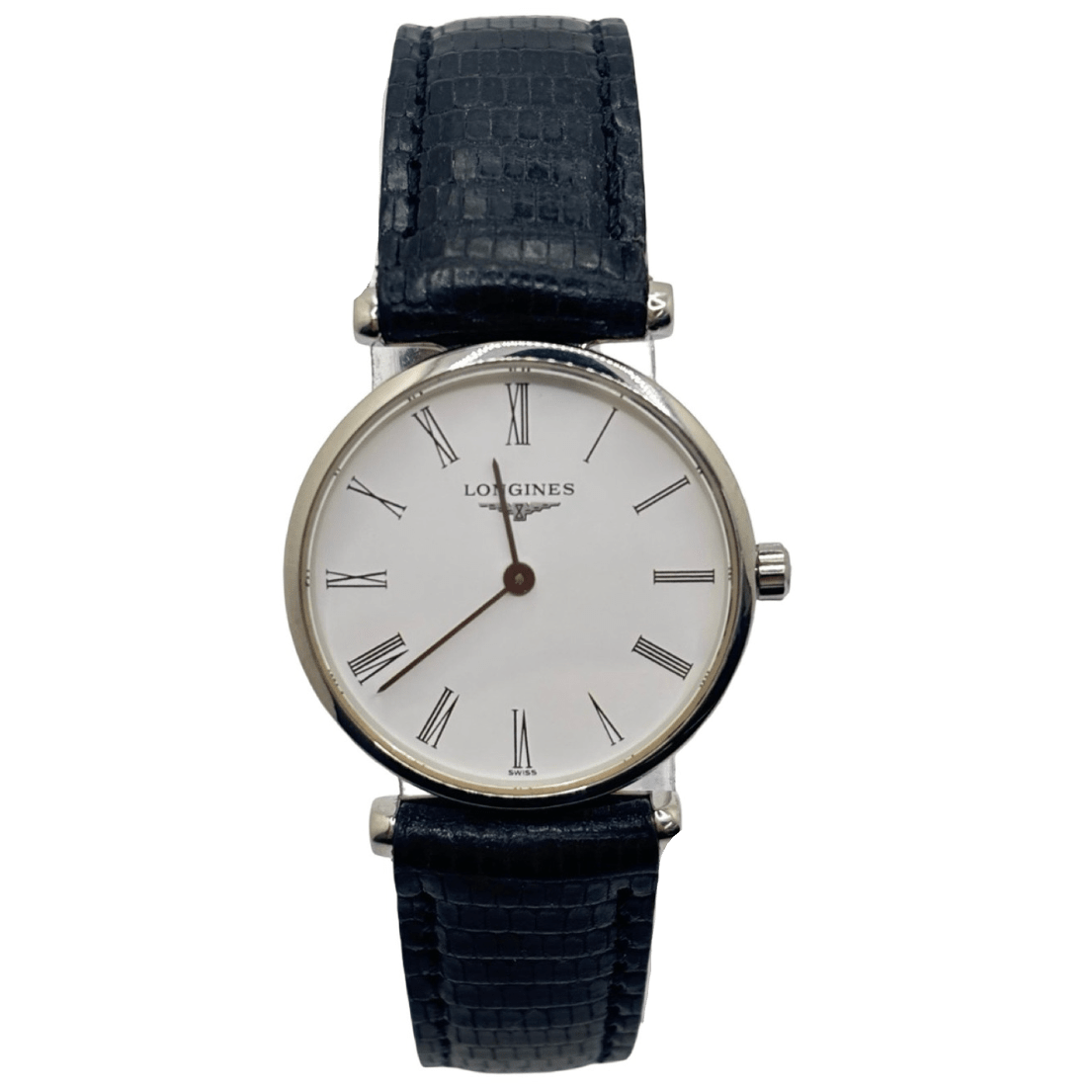 Montre LONGINES "La Grande Classique" en acier et cuir - Castafiore