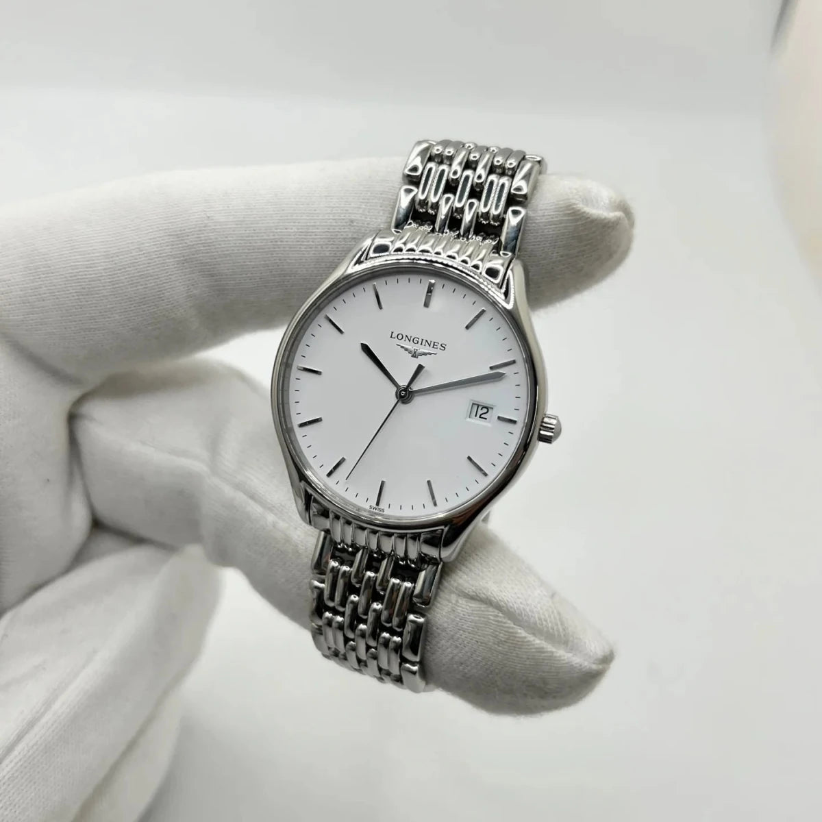 Montre LONGINES "Lyre" en acier inoxydable - Castafiore