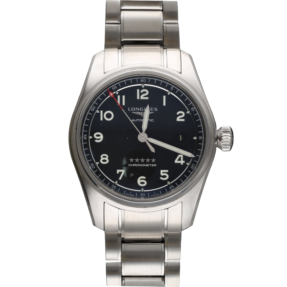 Montre LONGINES "Spirit Chronometer" en acier - Castafiore