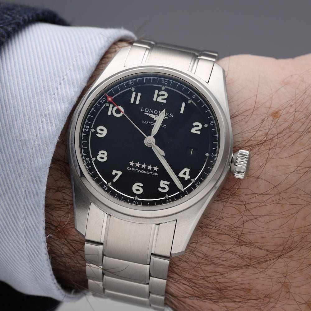 Montre LONGINES "Spirit Chronometer" en acier - Castafiore