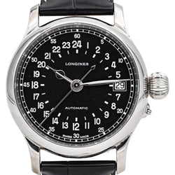 Montre LONGINES "Twenty - four hours" en acier - Castafiore