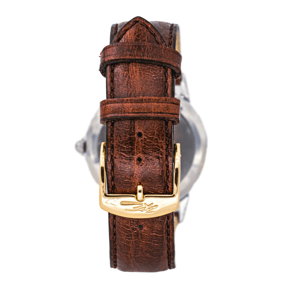 Montre MOVADO en acier et cuir - Castafiore