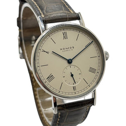 Montre NOMOS en acier et cuir - Castafiore