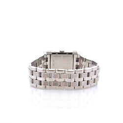 Montre Oj Perrin acier et diamants - Castafiore