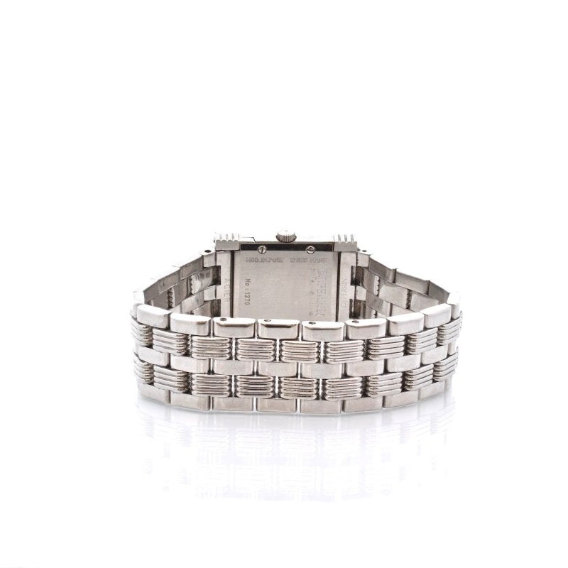 Montre Oj Perrin acier et diamants - Castafiore