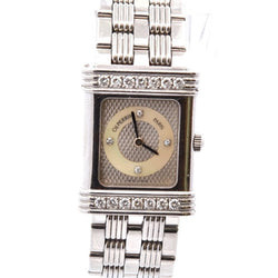 Montre Oj Perrin acier et diamants - Castafiore