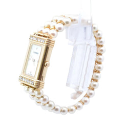 Montre O.J. PERRIN en or jaune, perles et diamants - Castafiore