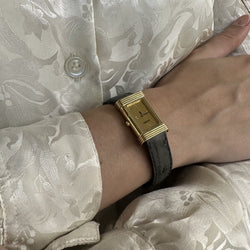 Montre OJ.Perrin Dame Or jaune 18k Quartz de 1996 avec 6 bracelets interchangeables. - Castafiore