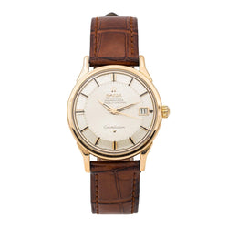 Montre OMÉGA "Constellation" en or jaune et cuir - Castafiore