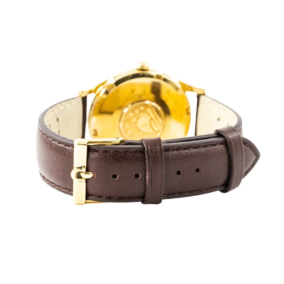 Montre OMEGA "Constellation" en or jaune et cuir - Castafiore