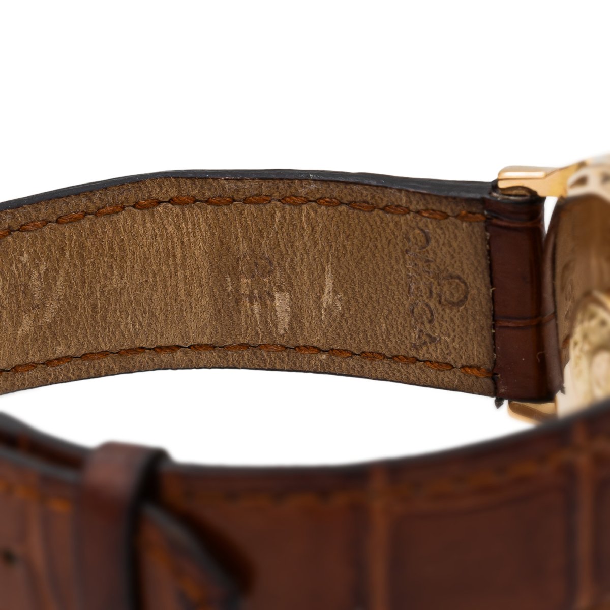 Montre OMÉGA "Constellation" en or jaune et cuir - Castafiore