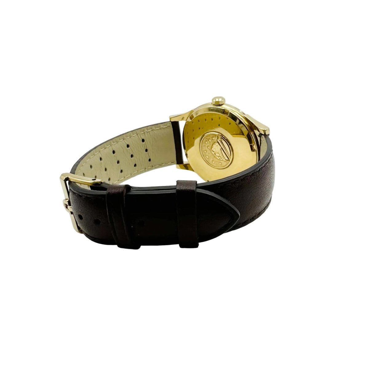 Montre OMEGA "Constellation" en or jaune et cuir - Castafiore