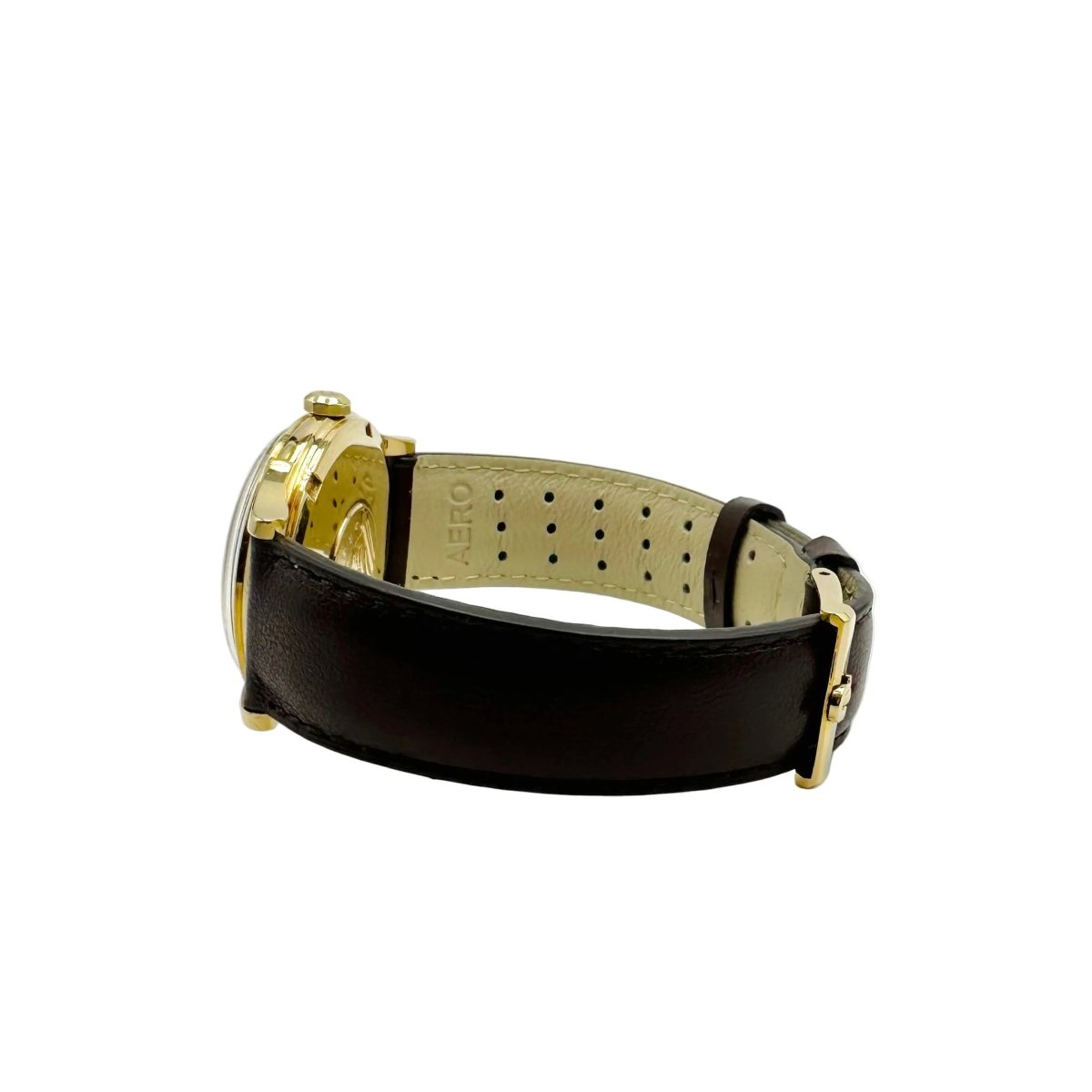 Montre OMEGA "Constellation" en or jaune et cuir - Castafiore