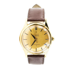Montre OMEGA "Constellation" en or jaune et cuir - Castafiore