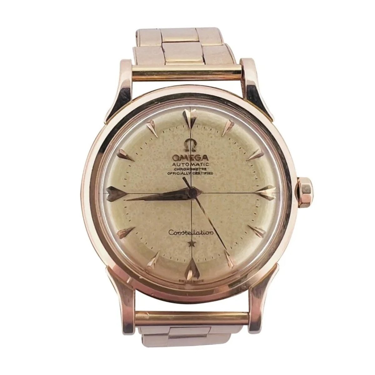 Montre OMEGA "Constellation" en or rose - Castafiore