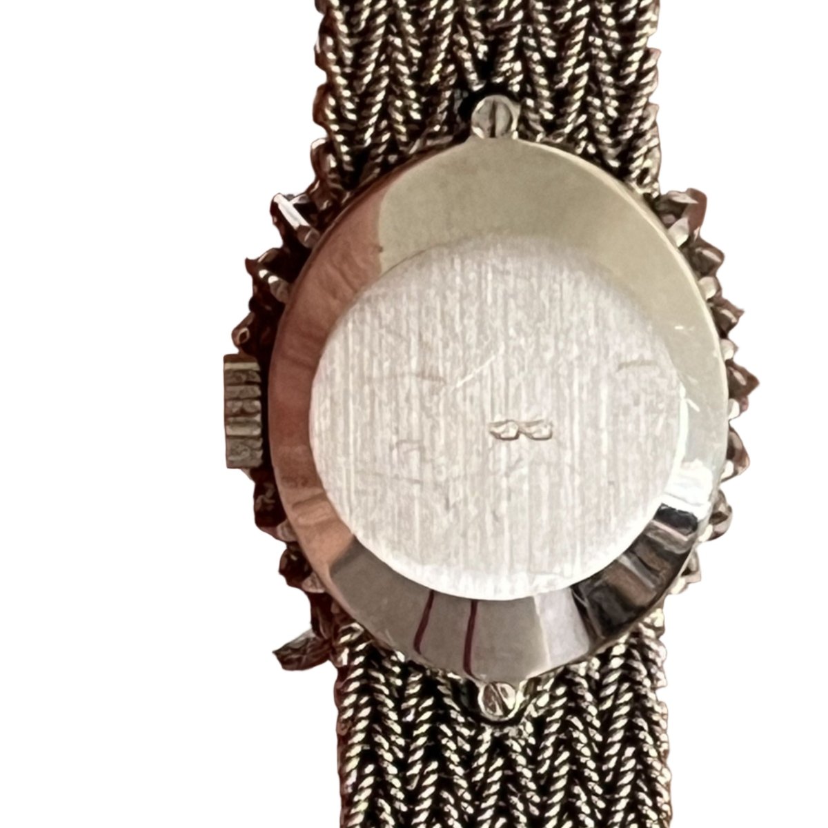 Montre OMEGA en or blanc, lapis - lazuli et diamants - Castafiore