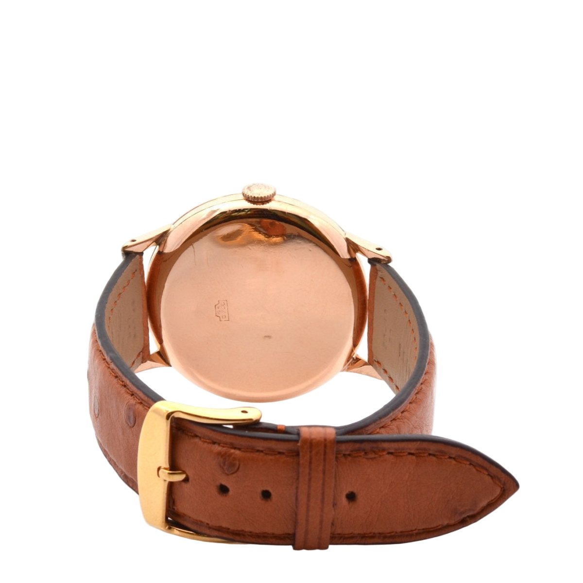 Montre OMEGA en or jaune et cuir - Castafiore