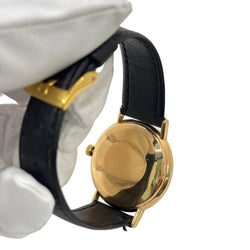 Montre OMÉGA "Genève" en or jaune, acier et cuir - Castafiore