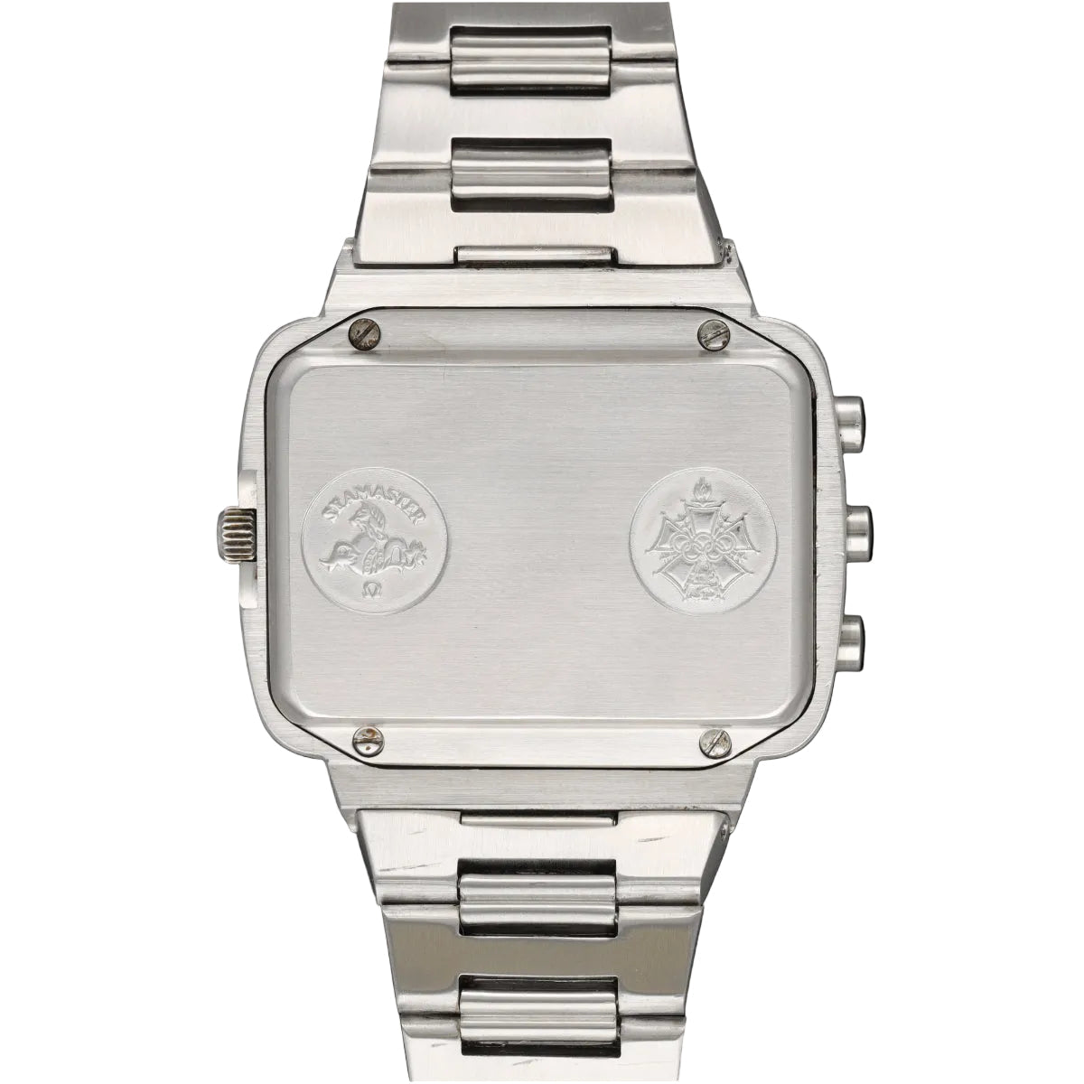 Montre OMEGA "Seamaster Chronoquartz" en acier et quartz - Castafiore