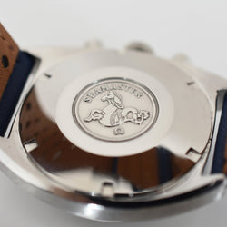 Montre OMEGA "Seamaster" en acier et cuir - Castafiore