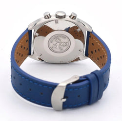 Montre OMEGA "Seamaster" en acier et cuir - Castafiore