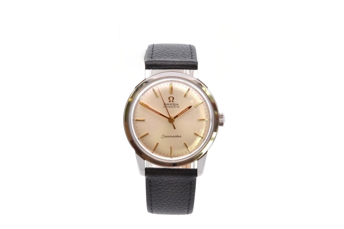 Montre OMEGA Seamaster en cuir - Castafiore