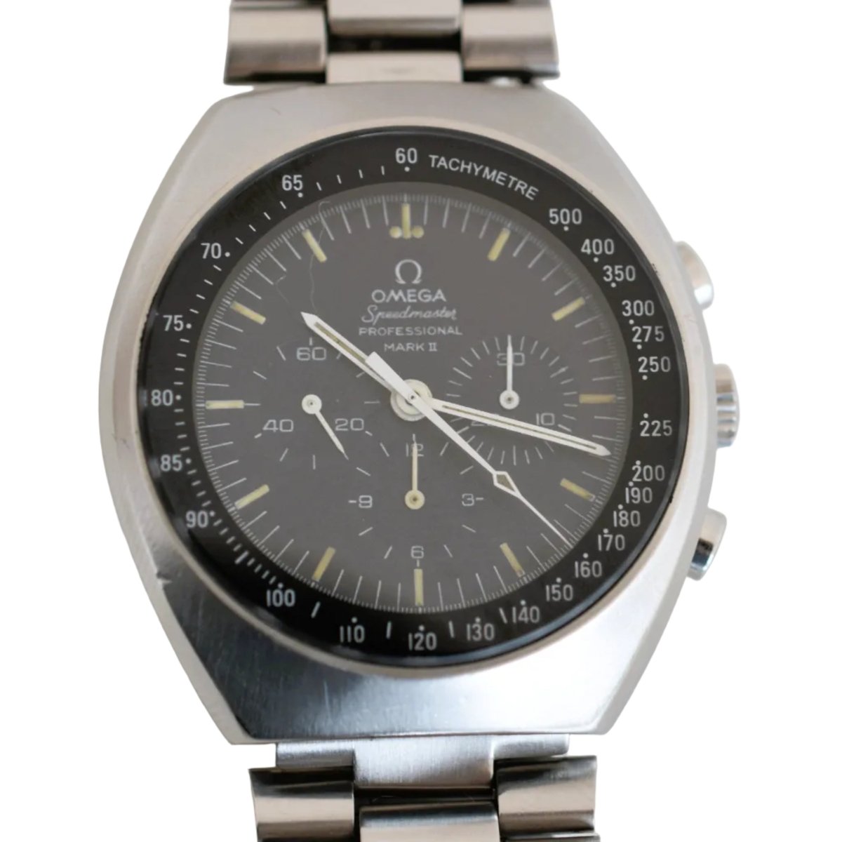 Montre OMEGA "Speedmaster Professional Mark II" en acier - Castafiore