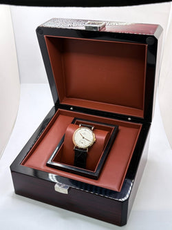 Montre OMÉGA "Vintage" en or rose, acier et cuir - Castafiore