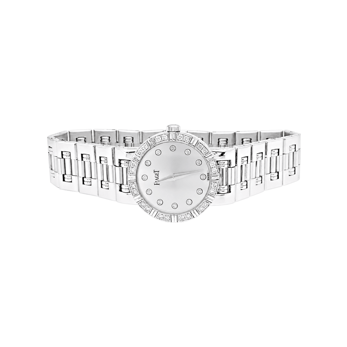 Montre PIAGET "Dancer" en or blanc et diamants - Castafiore