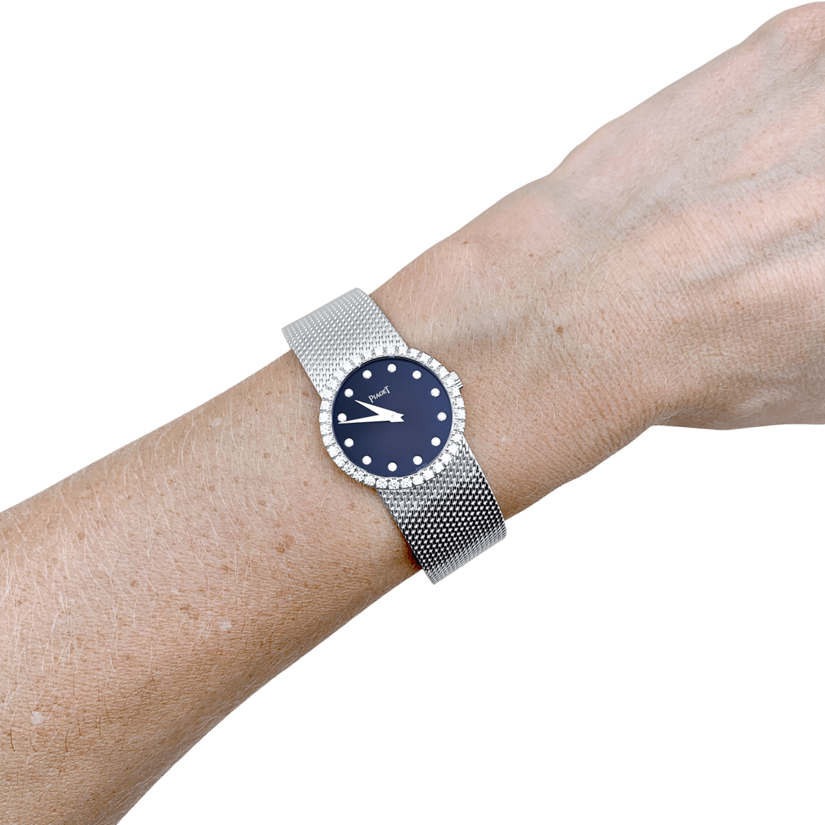 Montre PIAGET en or blanc et diamants - Castafiore