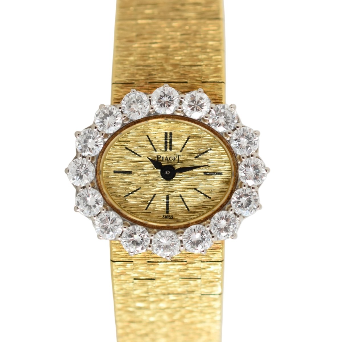 Montre PIAGET en or jaune et diamants - Castafiore