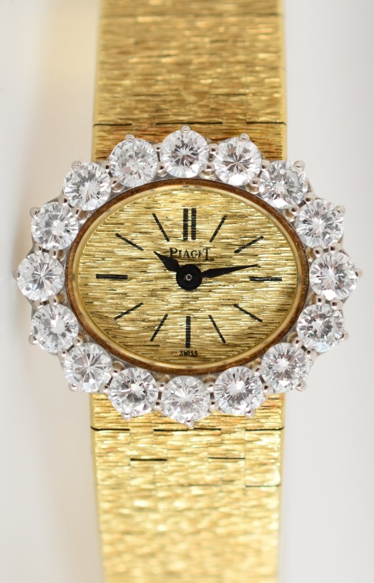 Montre PIAGET en or jaune et diamants - Castafiore